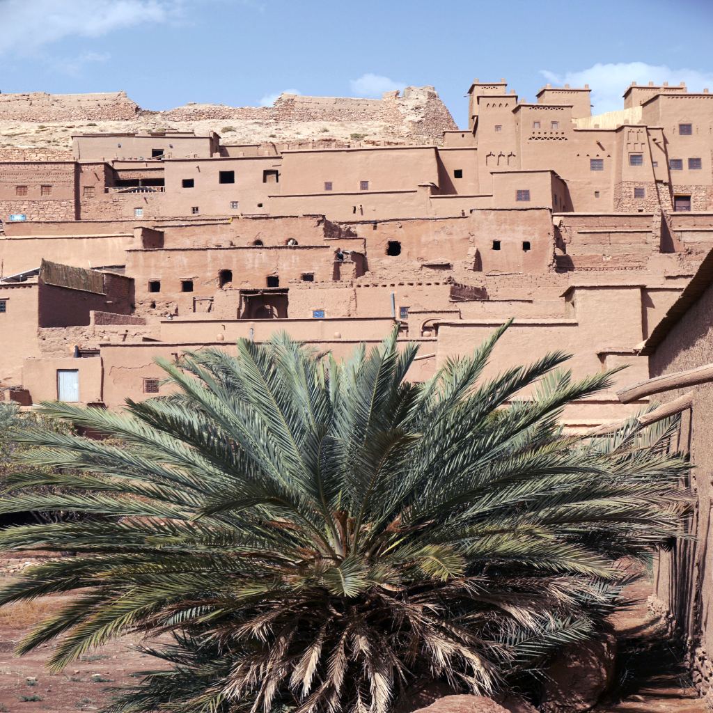 The Majestic Amazigh Kasbah of Ait Ben Haddou - Ancient Earth Architecture Morocco.