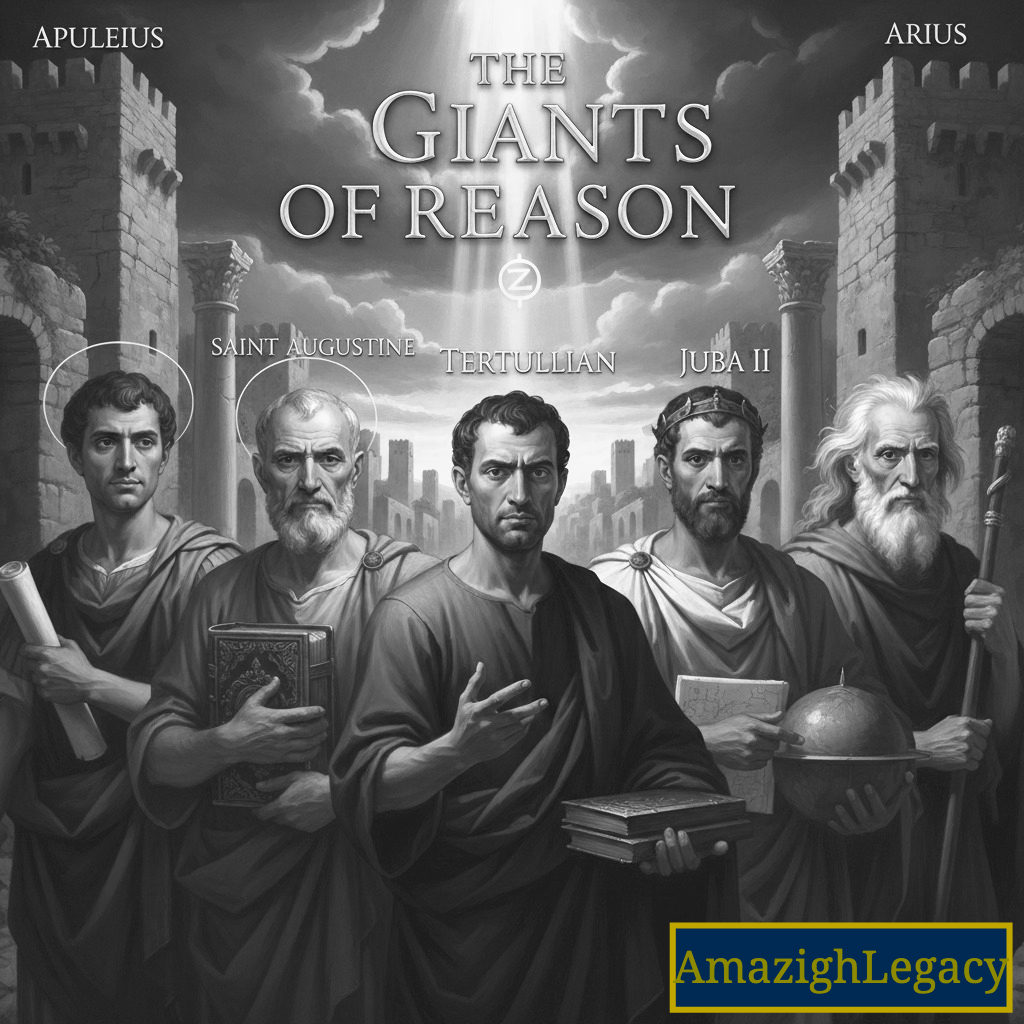 The 5 Legendary Amazigh Philosophers: Apuleius, Augustine, Tertullian, Juba II, and Arius