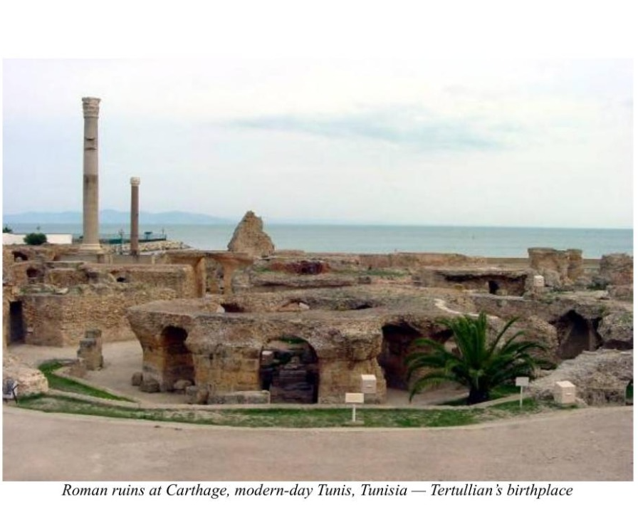 Ancient ruins of Carthage Tunisia - The birthplace of Amazigh philosopher Tertullian