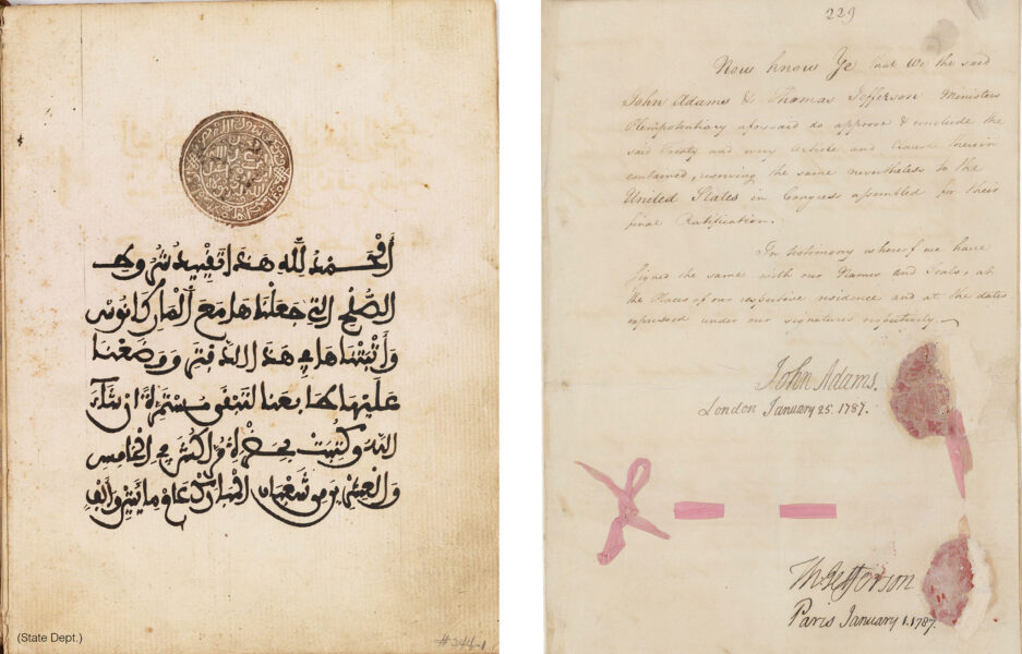 1786 Moroccan-American Treaty of Peace and Friendship (State Dept.)